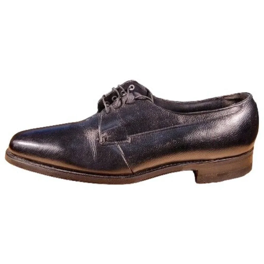 Florsheim Cap Toe Oxford Shoes Men 11 D Black Leather Dress Lace Up Classic Work